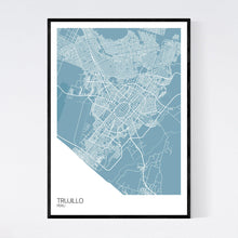 Load image into Gallery viewer, Trujillo City Map Print