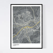 Load image into Gallery viewer, Tübingen Town Map Print