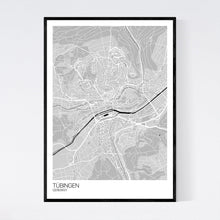 Load image into Gallery viewer, Tübingen Town Map Print