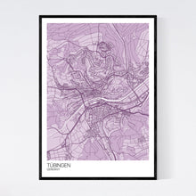 Load image into Gallery viewer, Tübingen Town Map Print