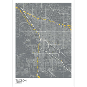 Map of Tucson, Arizona