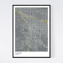 Load image into Gallery viewer, Map of Tucson, Arizona
