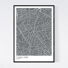 Load image into Gallery viewer, Tufnell Park Neighbourhood Map Print