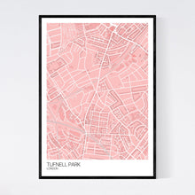 Load image into Gallery viewer, Tufnell Park Neighbourhood Map Print