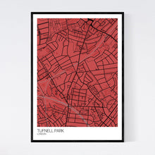 Load image into Gallery viewer, Tufnell Park Neighbourhood Map Print