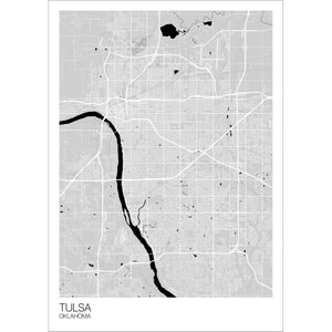 Map of Tulsa, Oklahoma