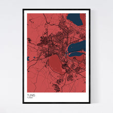 Load image into Gallery viewer, Map of Tunis, Tunisia