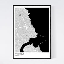 Load image into Gallery viewer, Tynemouth Town Map Print