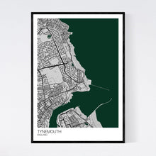Load image into Gallery viewer, Tynemouth Town Map Print