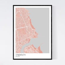 Load image into Gallery viewer, Tynemouth Town Map Print