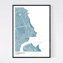 Load image into Gallery viewer, Tynemouth Town Map Print