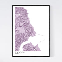 Load image into Gallery viewer, Map of Tynemouth, England