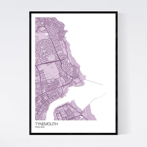 Map of Tynemouth, England