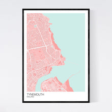 Load image into Gallery viewer, Tynemouth Town Map Print