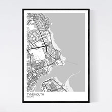 Load image into Gallery viewer, Tynemouth Town Map Print