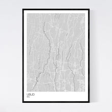 Load image into Gallery viewer, Ubud Town Map Print