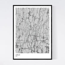 Load image into Gallery viewer, Ubud Town Map Print