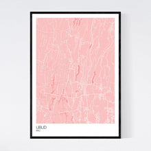 Load image into Gallery viewer, Ubud Town Map Print