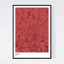 Load image into Gallery viewer, Ubud Town Map Print