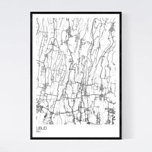 Load image into Gallery viewer, Ubud Town Map Print