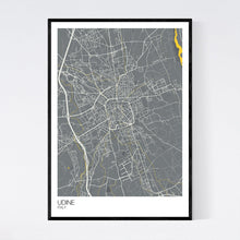 Load image into Gallery viewer, Udine City Map Print