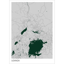 Load image into Gallery viewer, Map of Uganda, 