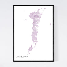 Load image into Gallery viewer, Uists &amp; Barra Island Map Print