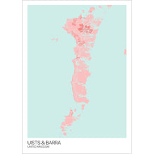 Load image into Gallery viewer, Map of Uists &amp; Barra, United Kingdom