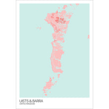 Load image into Gallery viewer, Map of Uists &amp; Barra, United Kingdom
