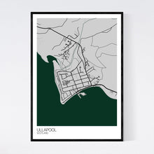Load image into Gallery viewer, Ullapool Town Map Print