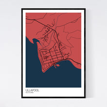 Load image into Gallery viewer, Ullapool Town Map Print