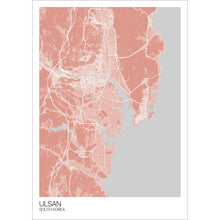 Load image into Gallery viewer, Map of Ulsan, South Korea
