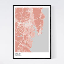 Load image into Gallery viewer, Map of Ulsan, South Korea