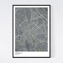 Load image into Gallery viewer, Map of Uppsala, Sweden