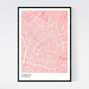 Utrecht City Map Print