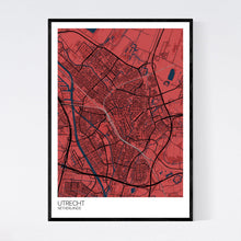 Load image into Gallery viewer, Utrecht City Map Print
