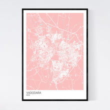Load image into Gallery viewer, Vadodara City Map Print