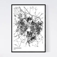 Load image into Gallery viewer, Vadodara City Map Print
