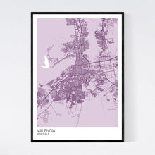 Load image into Gallery viewer, Valencia City Map Print