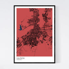 Load image into Gallery viewer, Valencia City Map Print