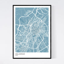 Load image into Gallery viewer, Valladolid City Map Print