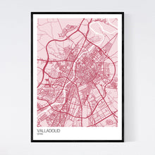 Load image into Gallery viewer, Map of Valladolid, Spain