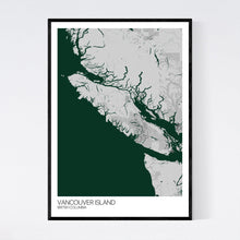 Load image into Gallery viewer, Vancouver Island Island Map Print