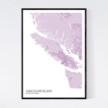 Load image into Gallery viewer, Vancouver Island Island Map Print