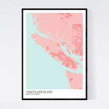 Load image into Gallery viewer, Vancouver Island Island Map Print