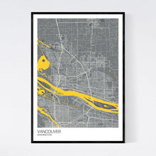 Load image into Gallery viewer, Vancouver City Map Print