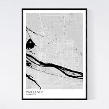 Load image into Gallery viewer, Vancouver City Map Print