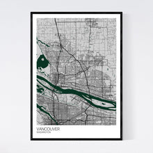 Load image into Gallery viewer, Vancouver City Map Print