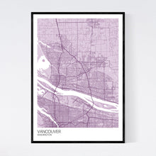 Load image into Gallery viewer, Vancouver City Map Print