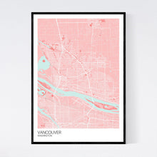 Load image into Gallery viewer, Vancouver City Map Print